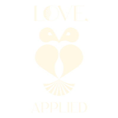 Love Applied Secondary Logo in cream, which links to the Love Applied Counseling website home page.