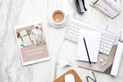 Wedding invitation assembly guide