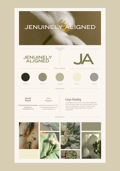 Jenuinely Aligned Brandboard