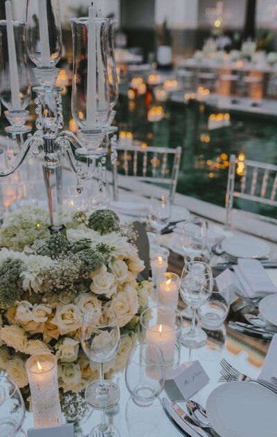 Floral Crystal Centerpiece