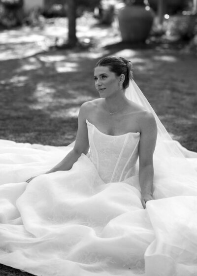 Napa Valley Retreat Styled Shoot bridal portrait by Logan Alexander Co