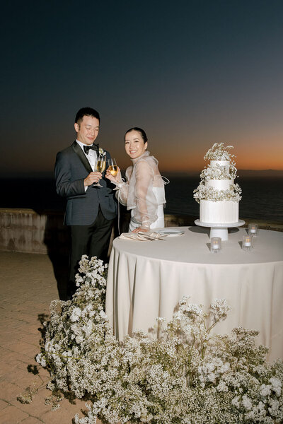 Ocean view wedding at Catalina View Gardens in Palos Verdes, California - 32