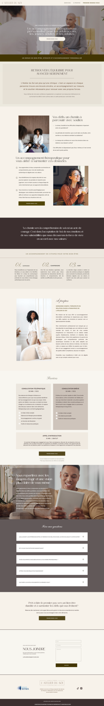 Nutritionist Website Design Montreal