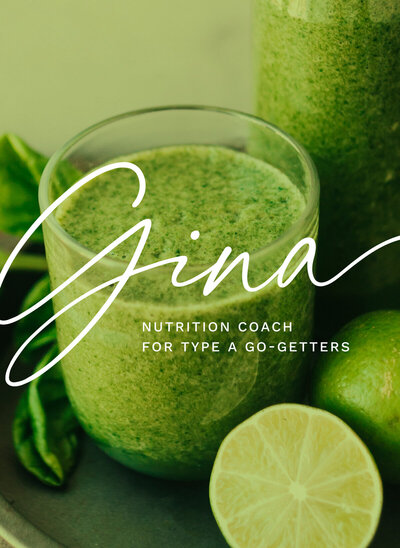 modern script logo design for gina hills brand kit