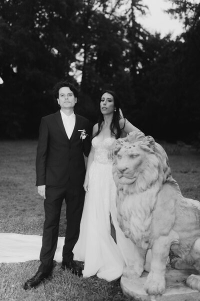 Mariage hollywood glamour dans un château à Nantes