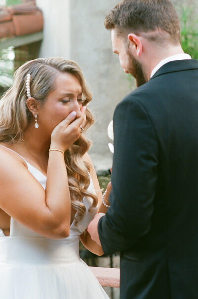 florals, wedding shoes and jewelry photographed on film