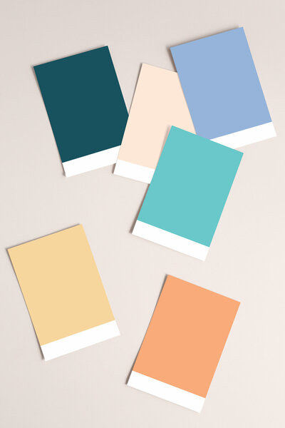 bold color palette for ellie brand kit