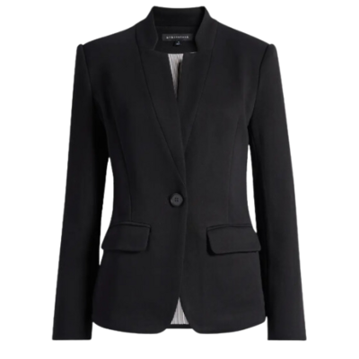 Bernaar LA Lauren Blazer in White Like Veronica Beard Designer for less
