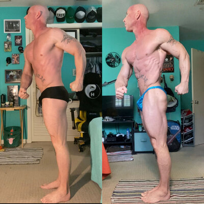 Bodybuilding posing and coaching