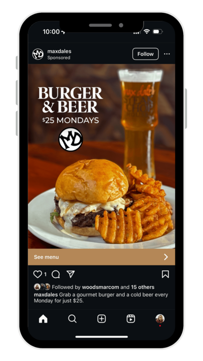 Restaurant Paid Digital Ad