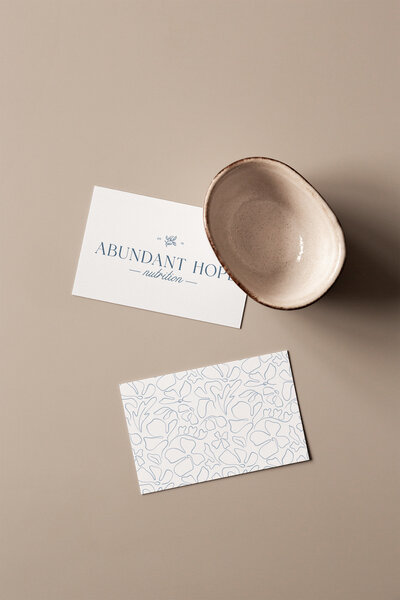 Abundant Hope Nutrition | Custom Brand design by Artisan Kind -3 