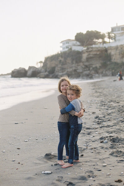 kids on the beach