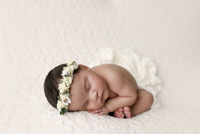 Charlotte Newborn on Pillow