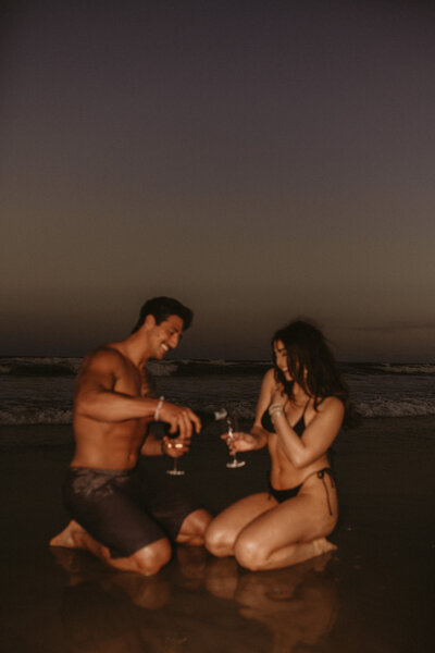 Couples beach photography