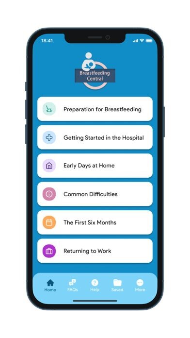 breastfeeding central app