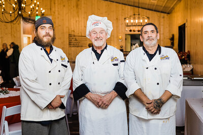 chefs at Wisconsin Dells event venue