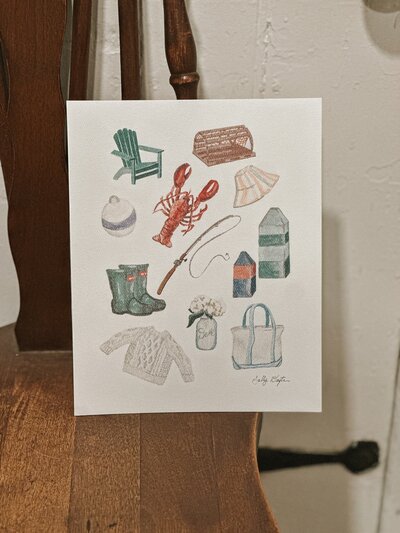 Image of and Painted Holiday Cards