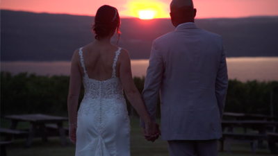 Finger Lakes Wedding DJ and Videgraphy and Wagner Winery Vineyards on Seneca Lake