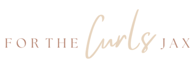 For The Curls Jacksonville Curly Hair Stylist Logo