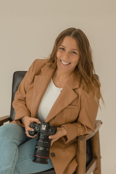 kenzie pellerin poses for brand photos