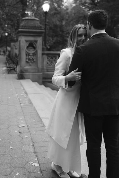 central park engagement session