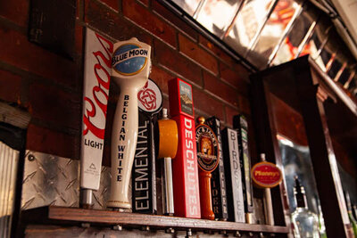 Beers on tap