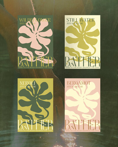 Expert logo and identity design for a floral café, developed to create a strong, recognizable brand presence with a vibrant and memorable aesthetic.