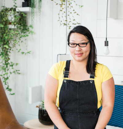 Caroline Lem, chef and owner of Lemonberry Pastries in Calgary, Alberta