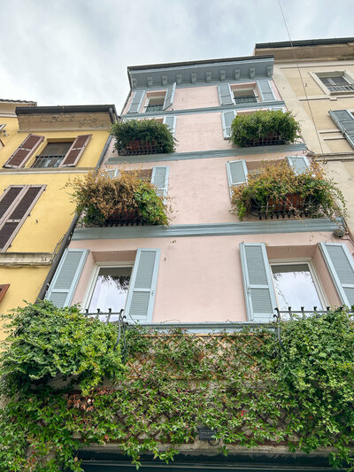 Exterior of Hotel Le Stanze del Cardinale in Pavia, Italy