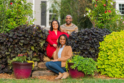 Brandee, Sydnee, and Tim at The Villa Franca, a new wedding venue just outside of Charlotte North Carolina