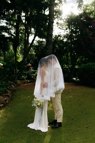 A couple enjoying a quiet moment in the Southern Highlands. Super 8 wedding film.