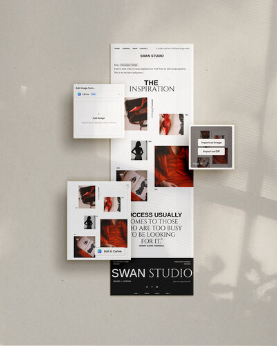 Fashion and Lifestyle Blog Templates for Showit