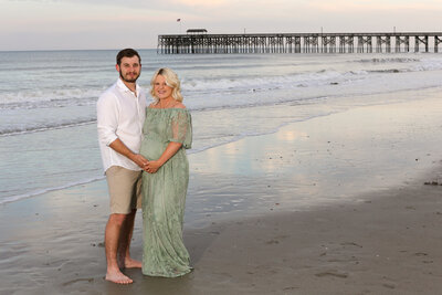 Family beach photos with Ron Schroll Photography at Pawleys Island South Carolina