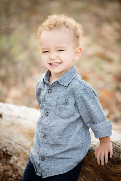 Cute kid expression during Family Session in San Diego.