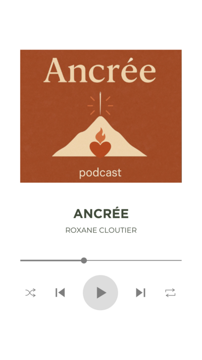 Image of a podcast play screen
