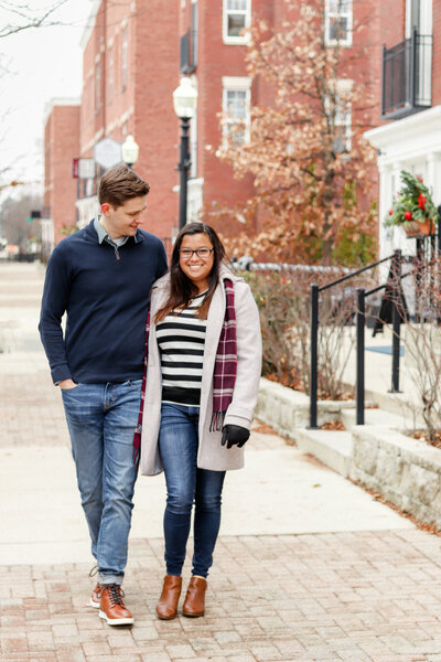Downtown Carmel, Indiana, Couples Photography Session