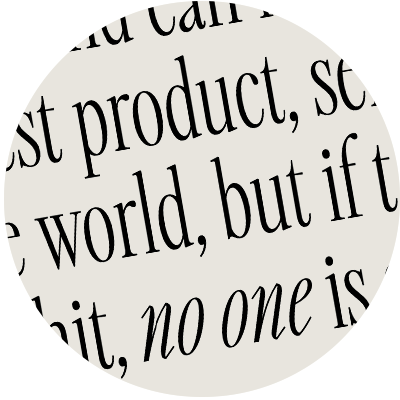 custom serif font, Carefree Serif Light by Jen Wagner