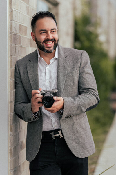 Bride and groom captured by Leo Spin's luxury wedding photography in Houston