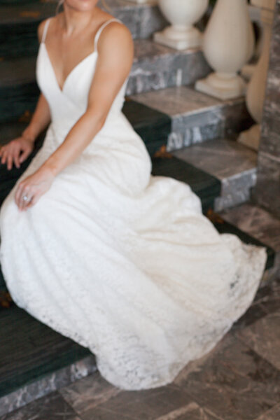 bride in wedding dress at the Arizona Grand resort and spa in phoenix arizona