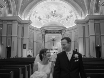catholic wedding mass at St. Bernadette's in Scottsdale, Arizona