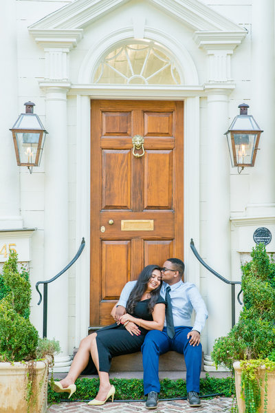 Engagement session in Charleston, SC by destination and Charleston photographer Dana Cubbage.