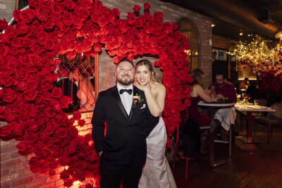 618 Restaurant | Bride and groom wedding photo | Freehold, New Jersey