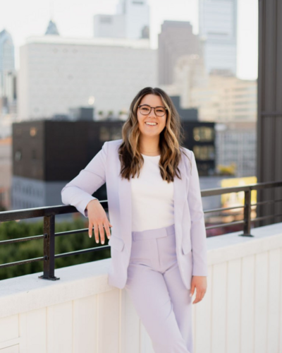 Brand strategist smiling 
