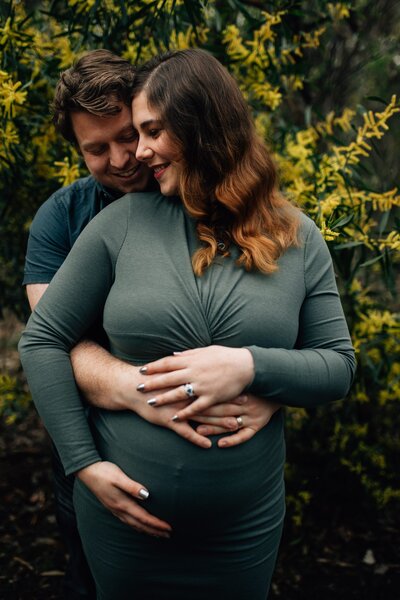 laughing at beach melbourne maternity and newborn photography pregnancy And So I Don't Forget Photography