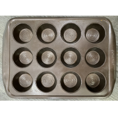 Winter indoor activity - step 1 - get muffin tin