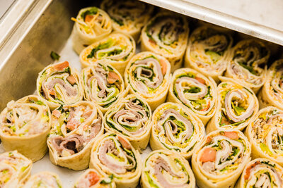 food at event at Tranquility Farm