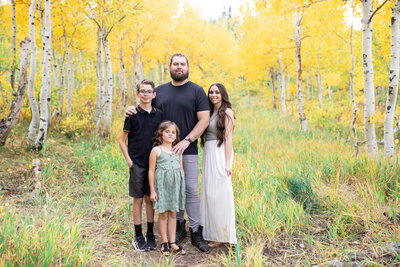 Family session in american fork canyon 