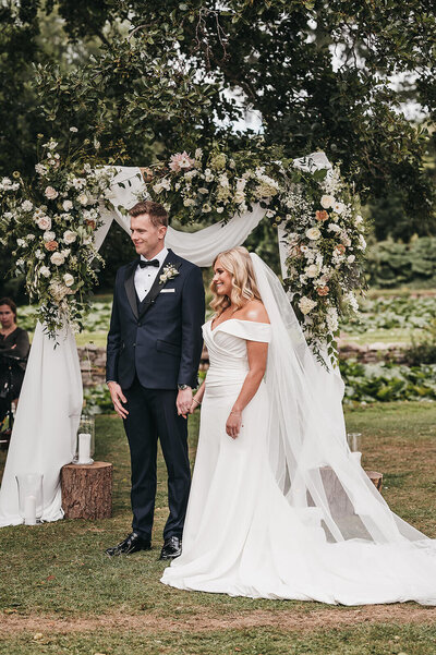 Coastal wedding in Cornwall 