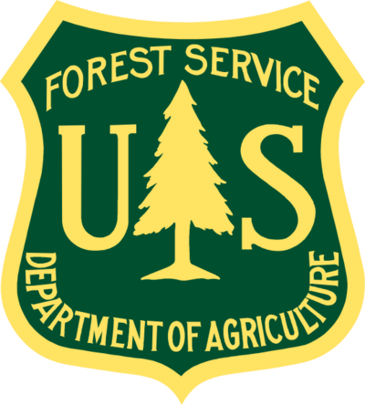 US Forest Service green and yello logo