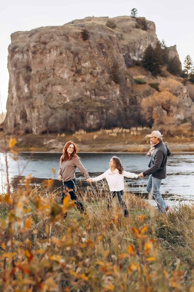 Family Photography, Montana Photographer, Mountain Backdrop by Aspen Creek Photography, Great Falls, MT Photographer